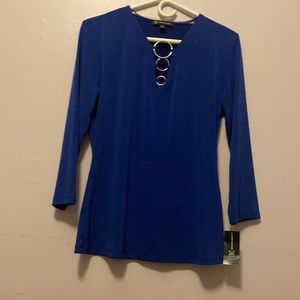 Brand NEW INC blue Blouse